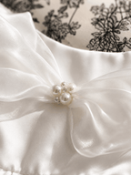 Matte Satin Wedding Dress for Medium to Large Dogs - ForPawMoment
