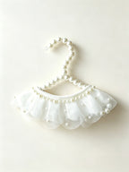 The Coquette Pearl & Lace Ruffle Pet Collar - ForPawMoment